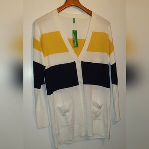 Oversize Varsity style cardigan